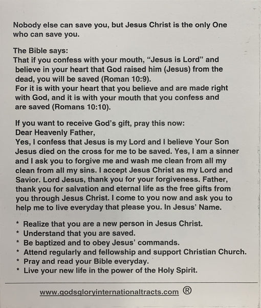Jesus Wants To Be Your Friend - English Tract (No Audio)