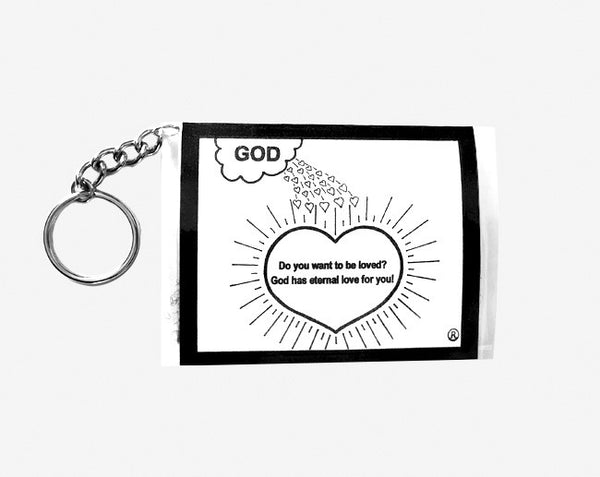 God’s Love Keychain – English Tract