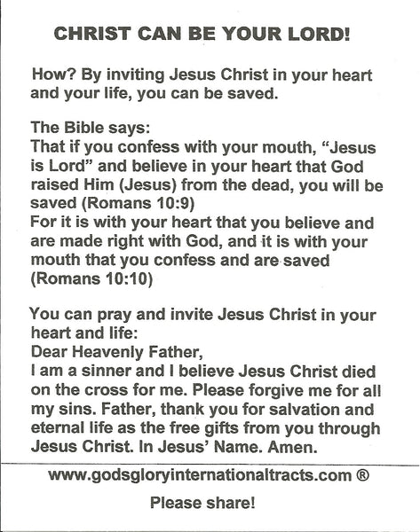 Jesus Wants You – Large English Tract (No Audio)