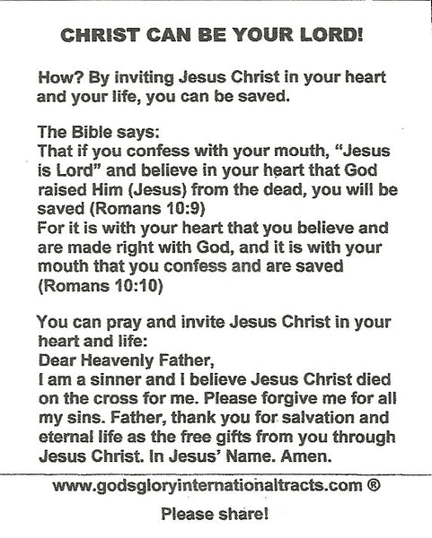 Jesus Wants You – Small English Tract (No Audio)